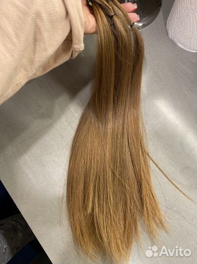Детские волосы для наращивания, не крашенные