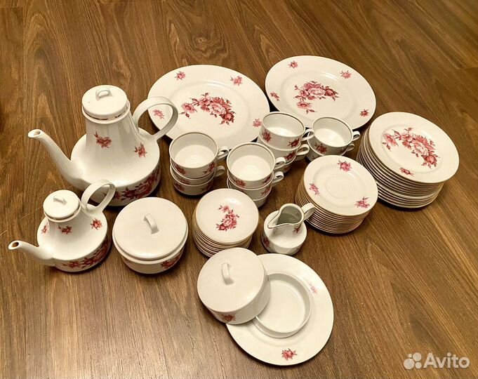 Чайный сервиз немецкий GDR Henneberg Porzellan