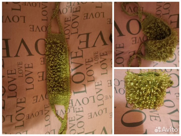 Мочалки ручной вязки