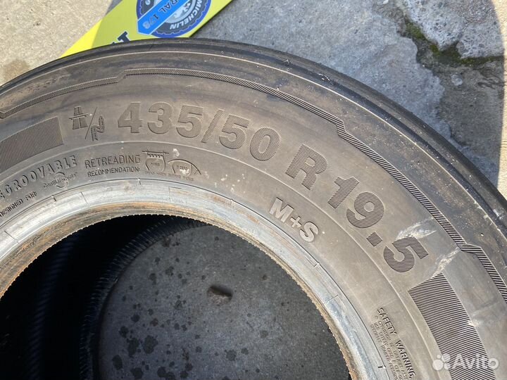 Грузовая шина на мегу 435 50 19.5 Conti арт.0/3118