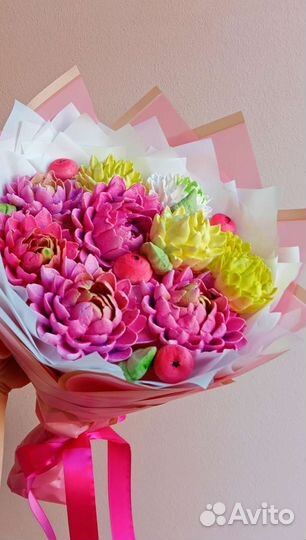 Зефир, букет, сладкий букет