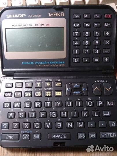Нерабочий организатор Sharp ZQ-M402R 128Кб