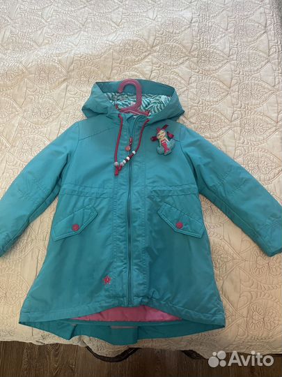Пальто для девочки 116, шалуны