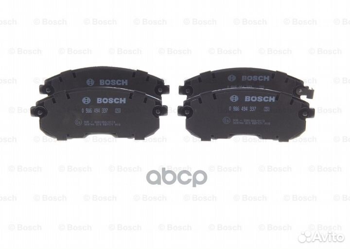 0 986 494 337 Колодки тормозные nissan juke/MAX