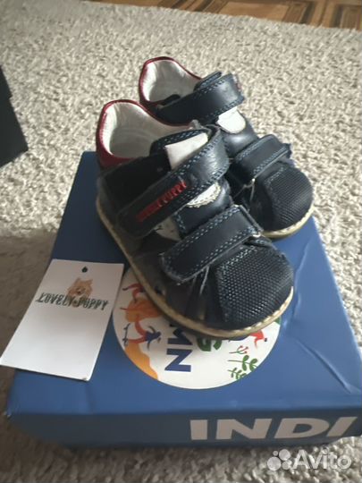Туфли детские сандали кожа