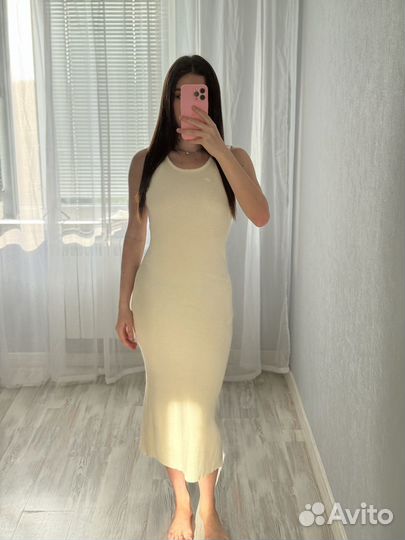 Трикотажное платье zara