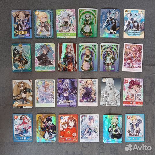 Карточки геншин