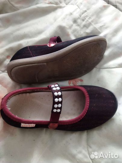 Ecotex туфли 32 ортопедические для девочки