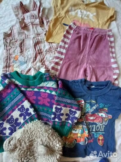 Детская одежда пакетом с 6 мес до 1,5 лет