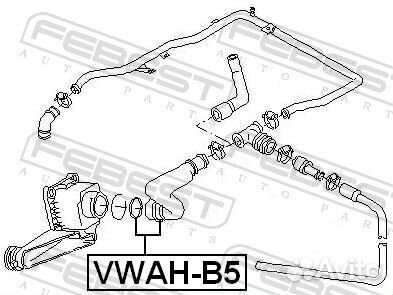 Патрубок воздухозаборника воздушного фильтра VW