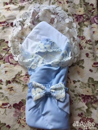 Конверт на выписку для мальчика летний