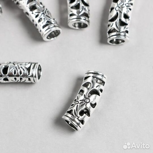 Бусина цилиндр 20мм 1шт