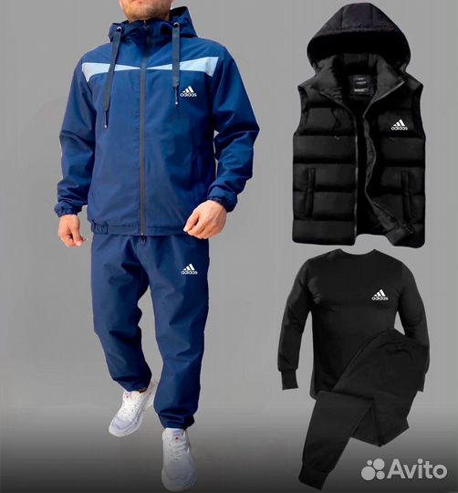 Спортивный костюм Adidas 5 в 1 плащевый