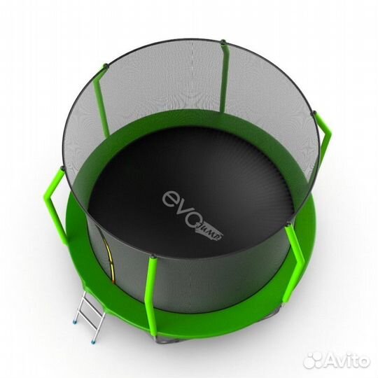 Cosmo 10ft Батут с внутренней сеткой и лестницей