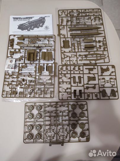Сборные модели 1:72 3шт Абрамс/ Scud B/ IS-3