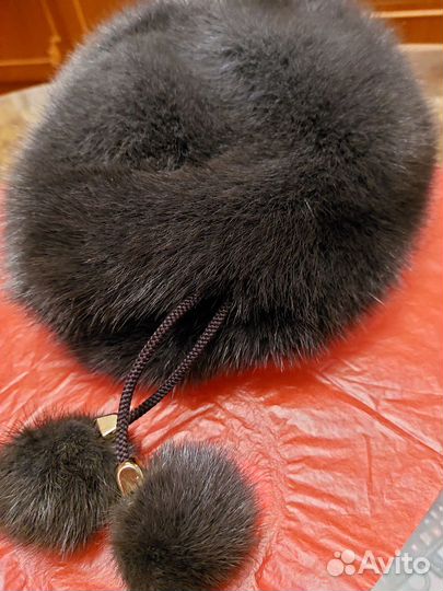 Меховая женская шапка