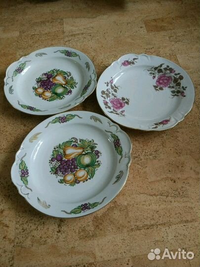 Тарелки сервировачные