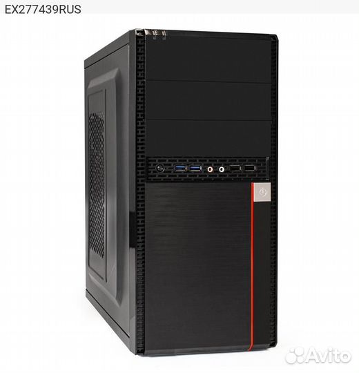 Корпус Exegate MA-371X Minitower Без бп чёрный, EX