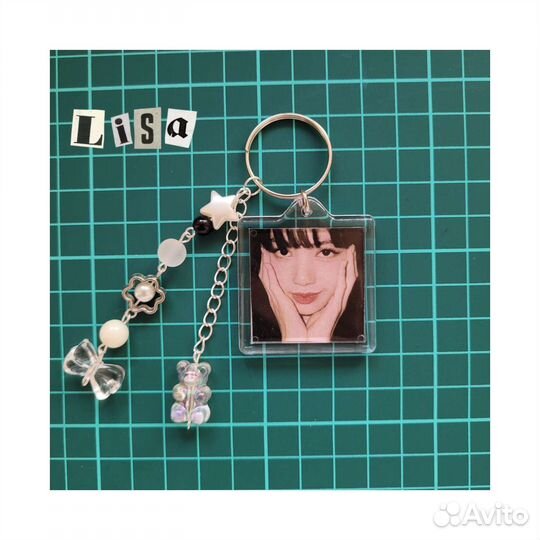 Брелок Lisa Blackpink kpop кейпоп