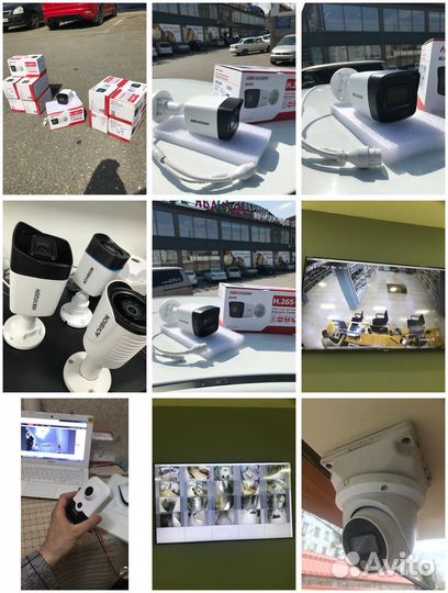 Установка видеонаблюдения (монтаж камер)