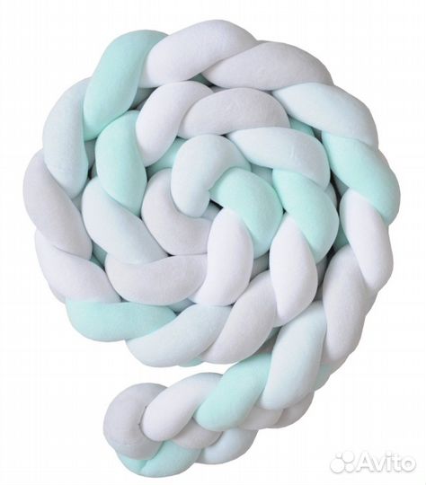 Бортик коса в кроватку