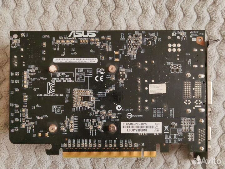 Видеокарта gtx 750ti 2gb