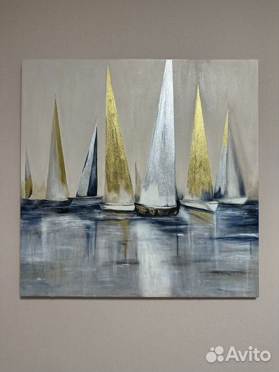 Интерьерная картина с поталью 