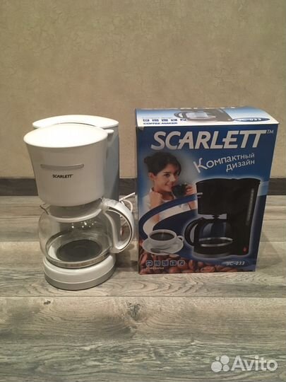 Кофеварка scarlett SC - 033 (новая )