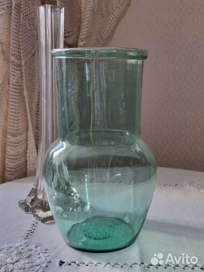 Крынка стекло СССР ваза берц