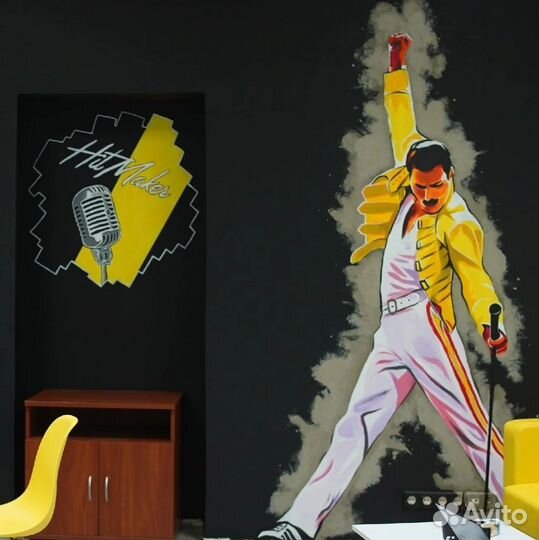 Роспись стен, граффити, картины, портреты