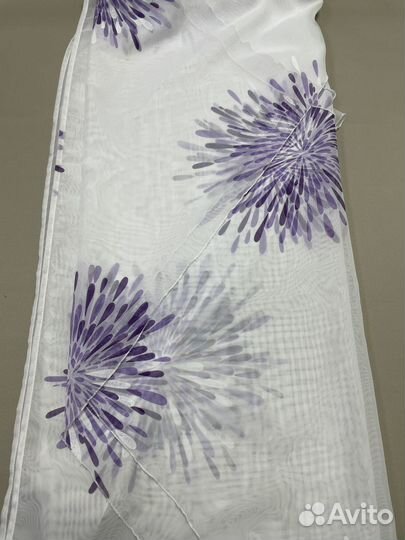 Штора Уголок в кухню 3 м с цветами