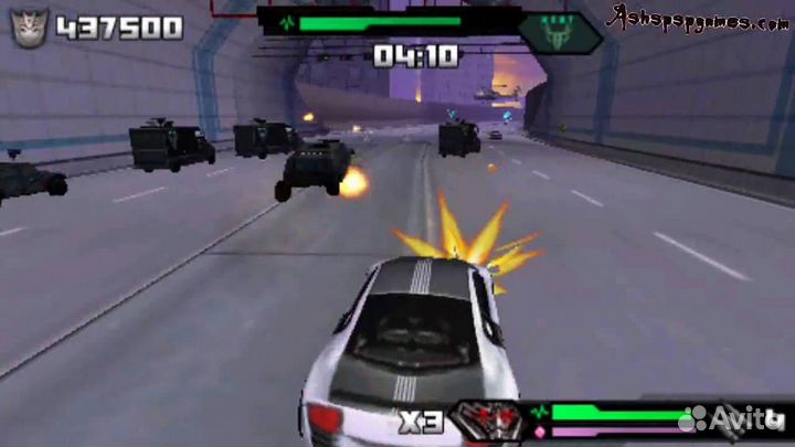 Transformers: Revenge of the Fallen PSP, английска