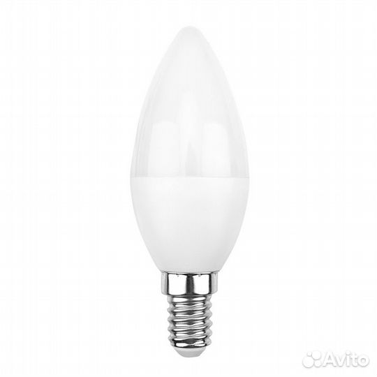 Лампа светодиодная Свеча 7,5 Вт E14 rexant 4000 K