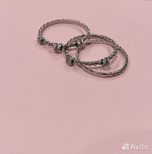Кольцо серебро 925