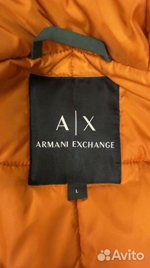 Парка Armani Exchange, мужская, зима