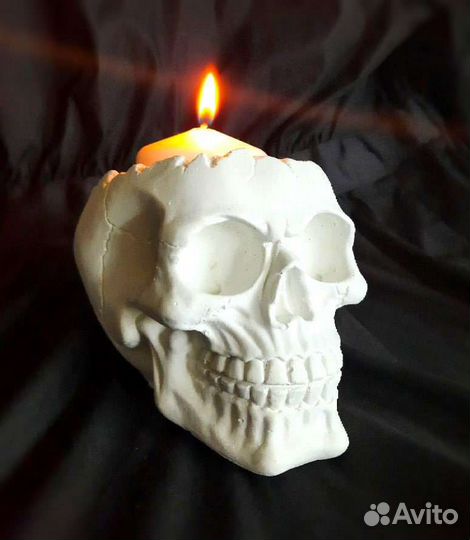 Череп кашпо