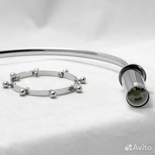 Люстра металл и текстиль