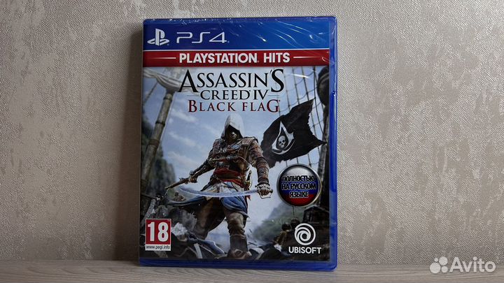 Assassins creed черный флаг ps4 Новый диск