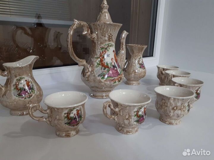 Новый сервиз кофейный/чайный