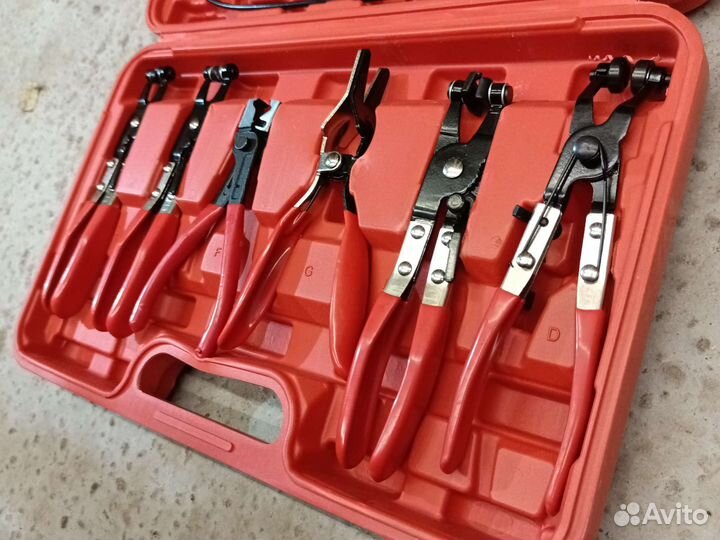 Набор щипцов для снятия хомутов шлангов