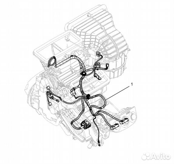Проводка генератора стартера Opel Corsa D A12XER