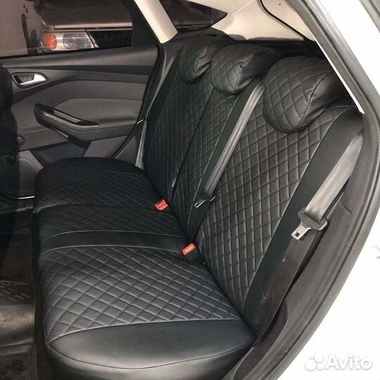 Установка авто чехлов