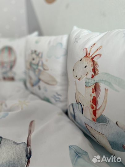 Бортики в детскую кроватку