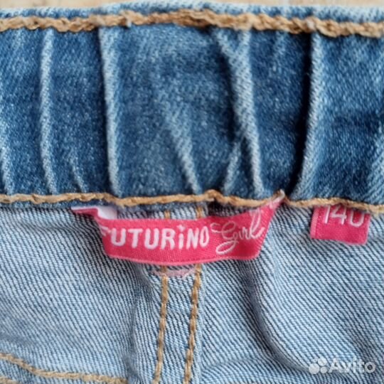 Джинсы для девочки 140