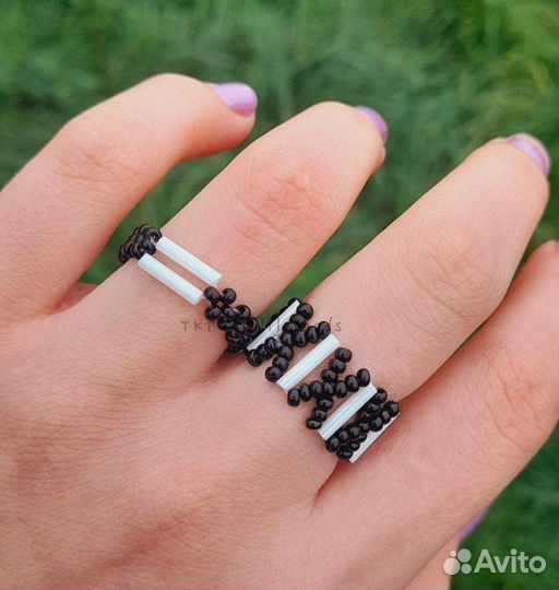 Кольца из бисера