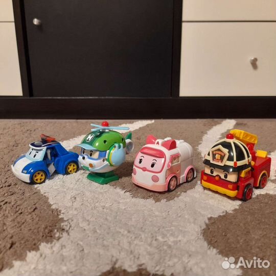 Робокар поли игрушка- трансформер, мини