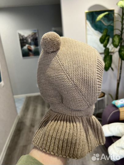 Шапка шлем журавлик 44 46