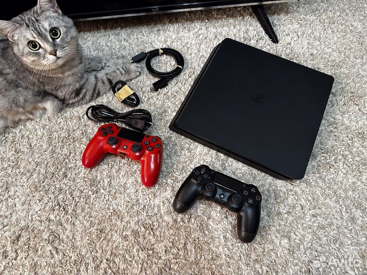 Sony playstation 4 slim + 400 игр