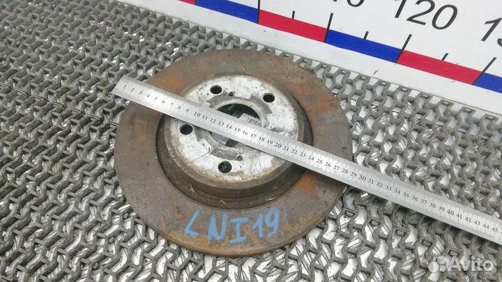 Диск тормозной задний Toyota Avensis