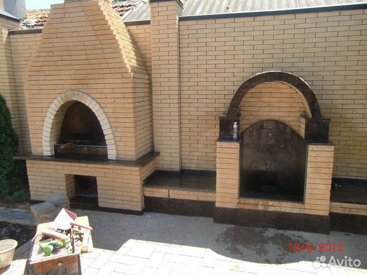 Печи камины барбекю, строительство мангалов